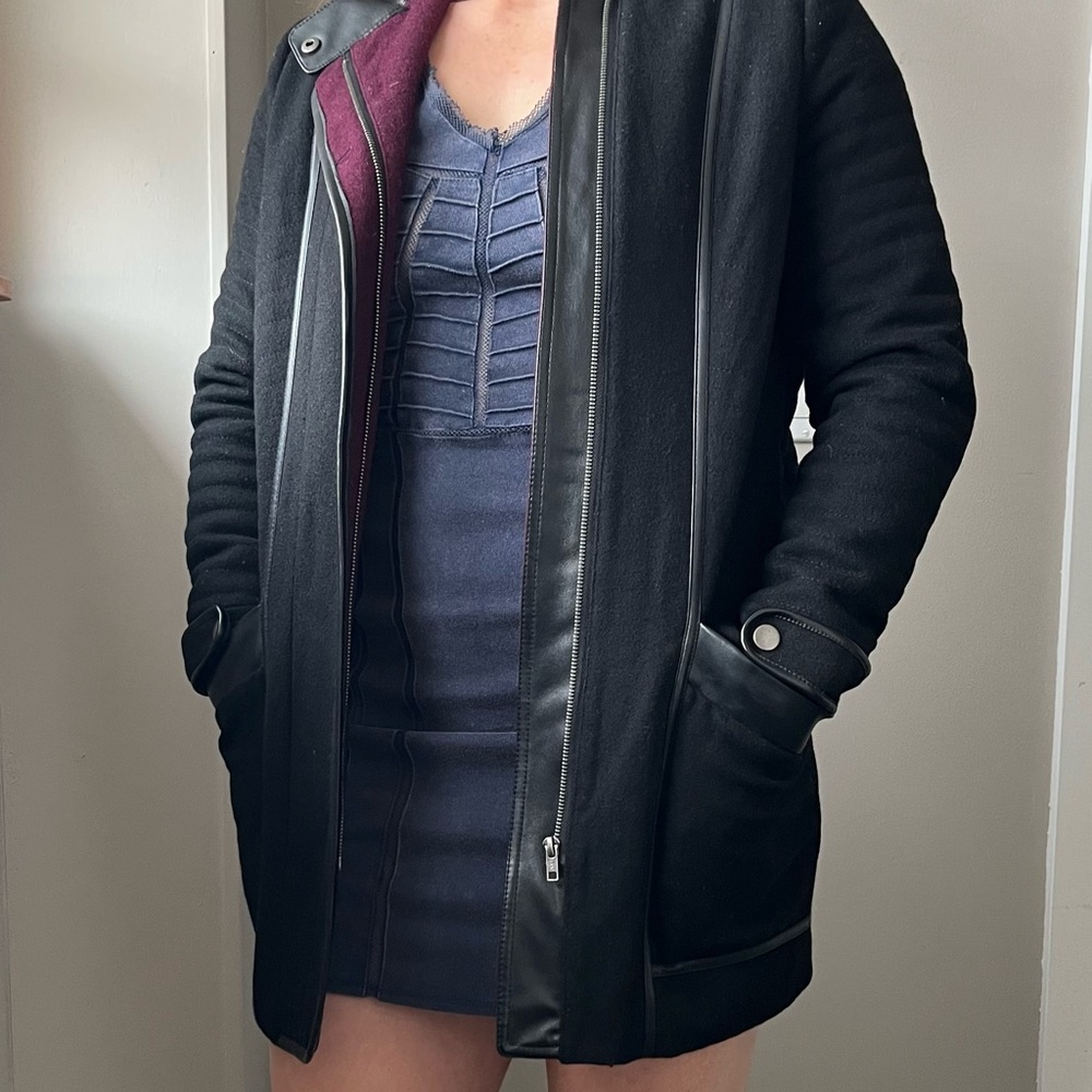 ASOS Black and Burgundy Jacket